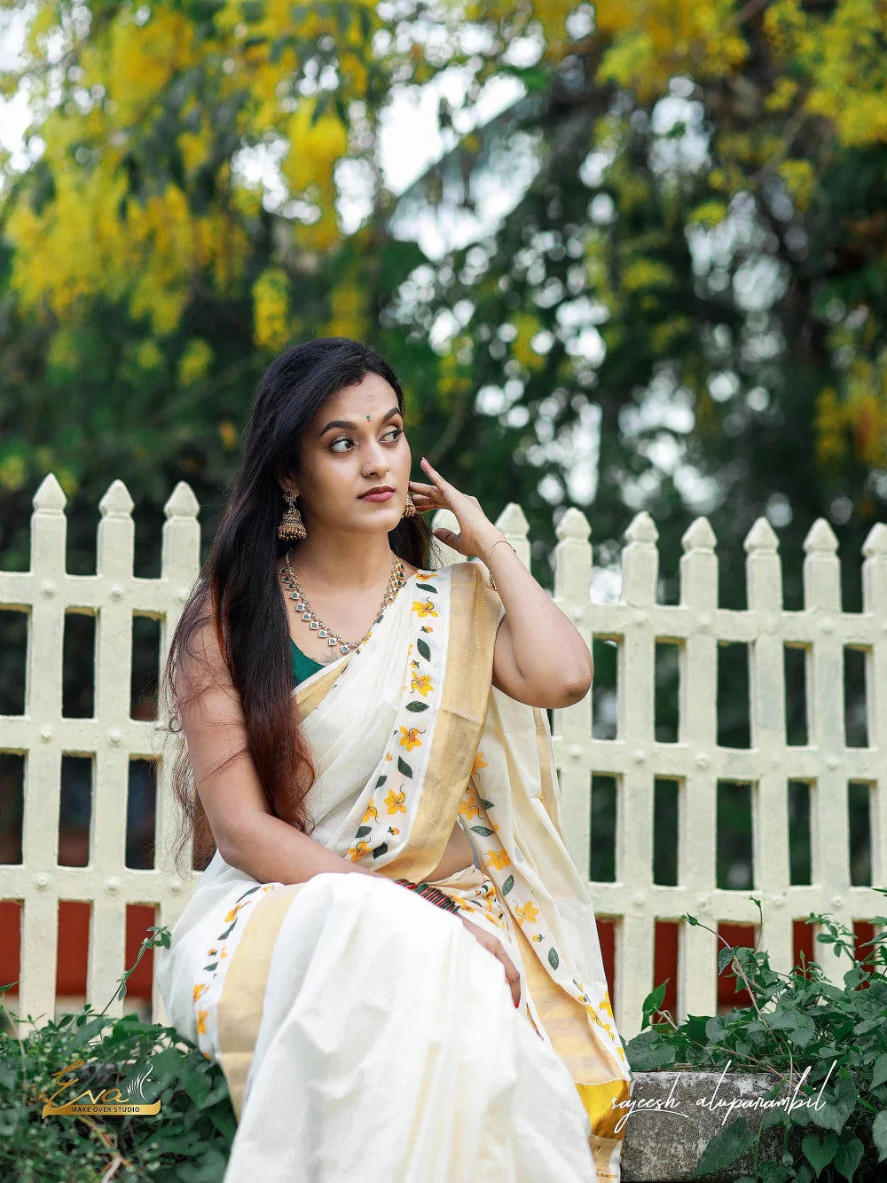Premium Quality Cotton Saree – 6.25 Meters(VH1025)