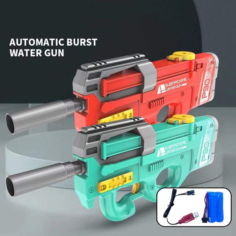 Automatic  Electric Water GunToys Shark High Pressure Outdoor Summer Beach Toy Kids Water Fight Pool Party Water Toy