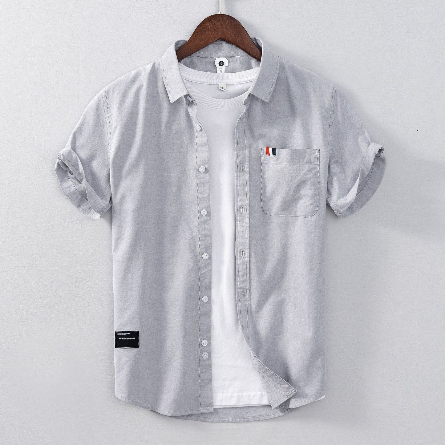Summer And Spring New Men Casual Short-sleeved Shirt