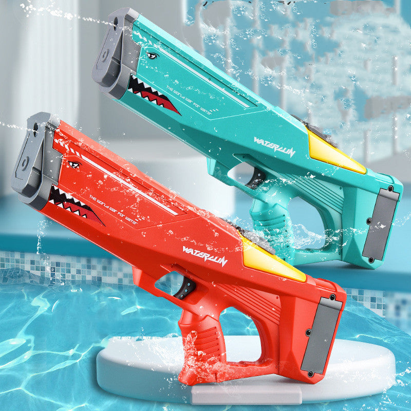 Automatic  Electric Water GunToys Shark High Pressure Outdoor Summer Beach Toy Kids Water Fight Pool Party Water Toy