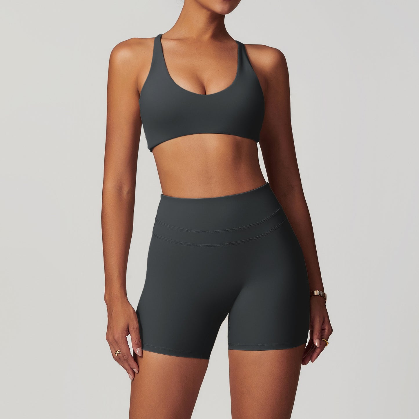 Brushed Tight Back Yoga Bra For Women