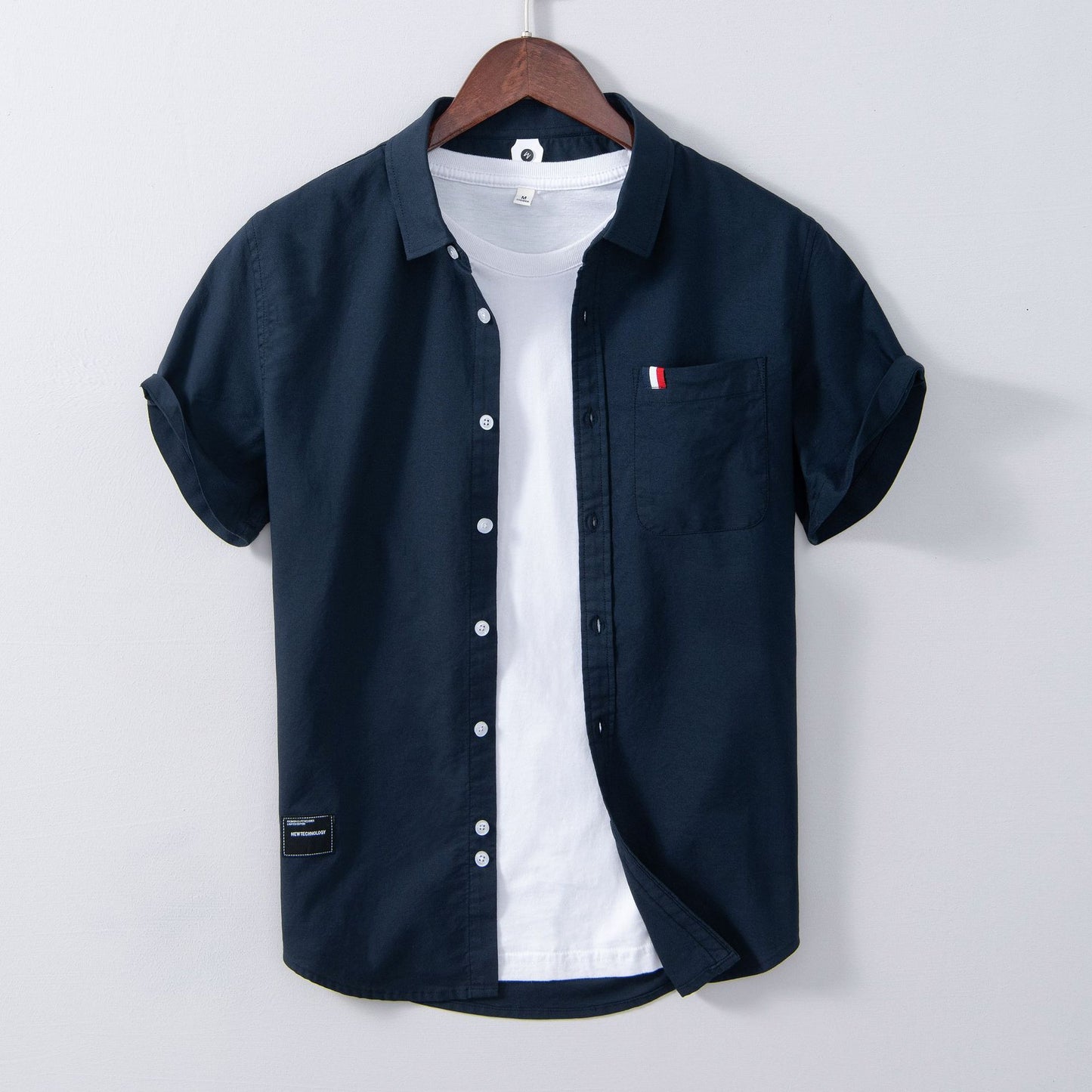 Summer And Spring New Men Casual Short-sleeved Shirt