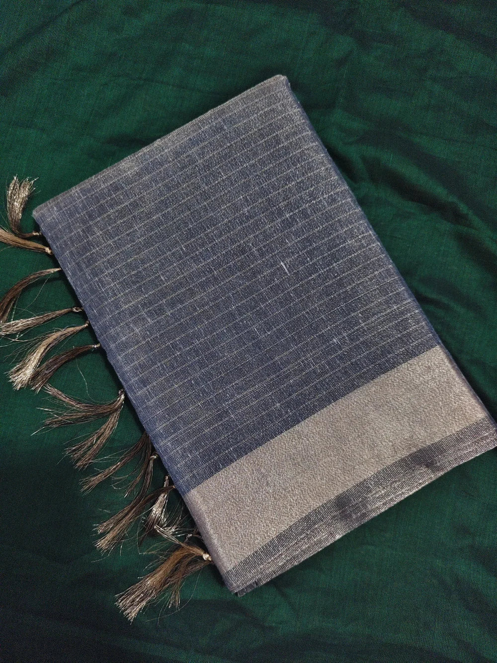 "Premium Tissue Cotton Saree – 6.25 Meters | Elegant Lightweight Saree for Festive & Special Occasions"