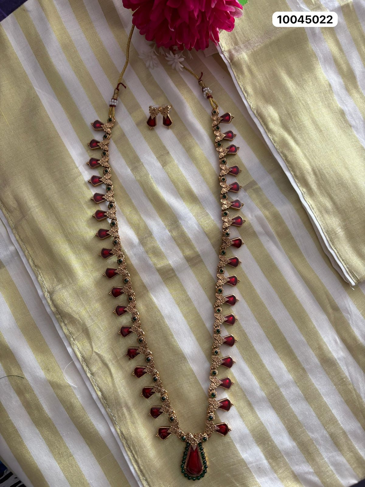 Kerala Traditional Long Neckset( 10045022)