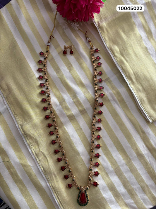 Kerala Traditional Long Neckset( 10045022)