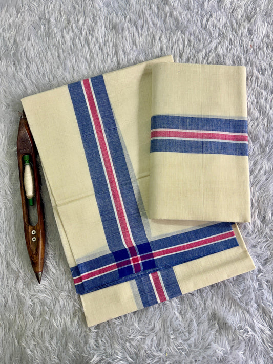 Premium Mulloth Set Mundu – 2.80 Meters Traditional Kerala Wear